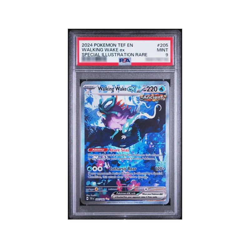 PSA 9 - 2024 Pokémon Walking Wake ex Special Illustration Rare (Temporal Forces) #205