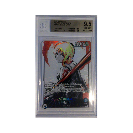 Nami (Pillars of Strength) – 2023 One Piece TCG – BGS 9.5 GEM MINT