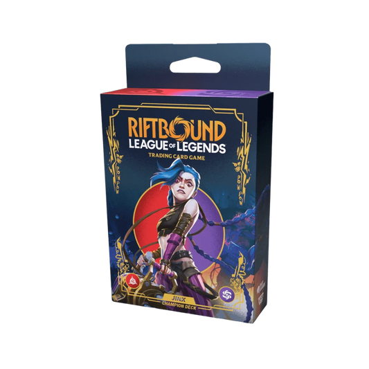 Riftbound: League of Legends TCG Origins Champion Deck – Jinx [Pré-venda]