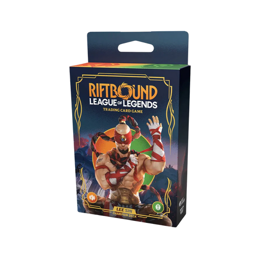 Riftbound: League of Legends TCG Origins Champion Deck – Lee Sin [Pré-venda]