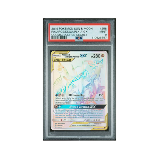 PSA - Pokémon Sun & Moon Cosmic Eclipse FA/ARCS/DLGA/PLKIA GX #258
